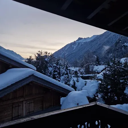 Ensoleille Aux Tines, Vue Massif * Chamonix